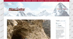 Desktop Screenshot of minerandina.com